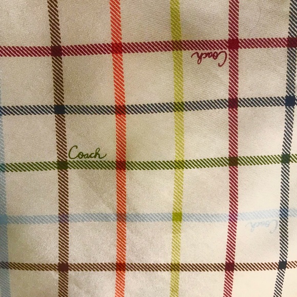 Coach Silk Scarf - Picture 2 of 3